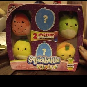 Squishmallow squishville 6 pack Fruit squad